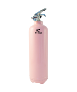 Fire extinguisher design plain light pink