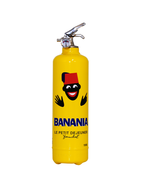 Fire extinguisher design Banania 1956