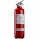 Fire extinguisher design wine red