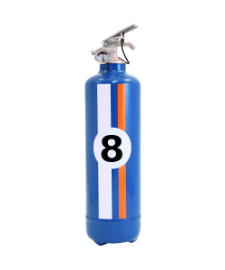 Fire extinguisher design auto E2R Charly Hill blue