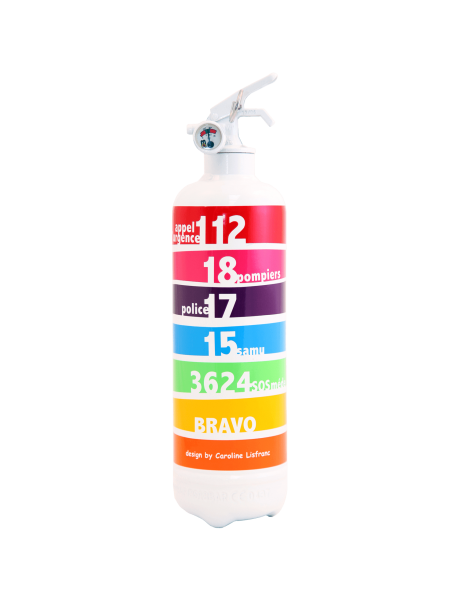 fire extinguisher design cl bravo white