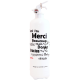 Fire extinguisher design Cl Merci white