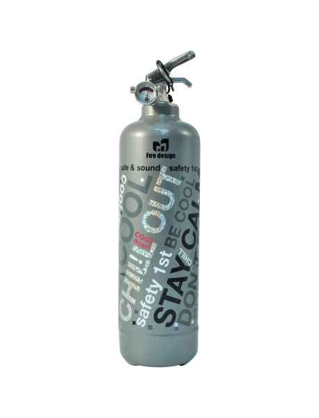 Estintore design DV Graffiti grigio