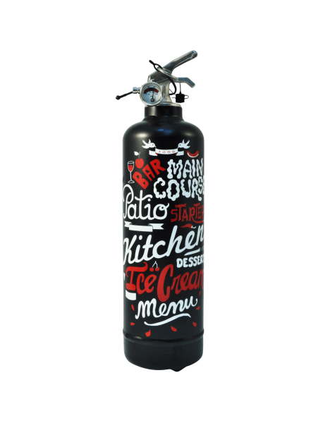 Fire extinguisher design AKLH Kitchen black