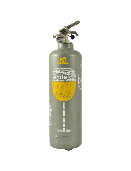 Fire extinguisher design DV white wine grey