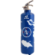 Fire extinguisher design Atlantic blue