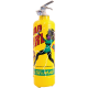 Fire extinguisher design Bad Girl yellow