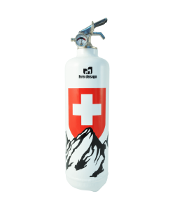 Fire extinguisher design Petit Suisse white