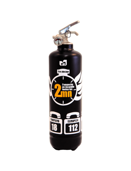 fire extinguisher design chrono black