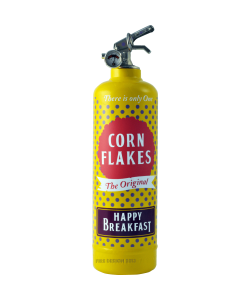 Estintore design Corn Flakes giallo