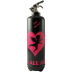 fire extinguisher design cupidon black pink