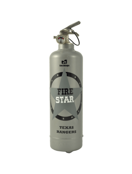 fire extinguisher design fire star grey