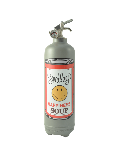 Fire extinguisher design Smiley Soup grey