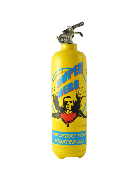 Fire extinguisher design Hero yellow