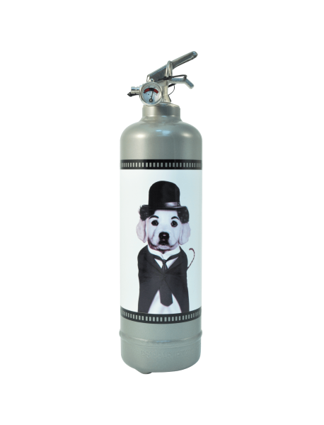 Fire extinguisher design Pets Rock Cinema grey