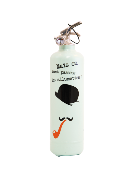 Fire extinguisher design VJ Chapeau white