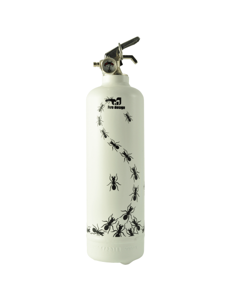 Fire extinguisher design Fourmis white