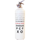 Fire extinguisher design Ophtalmique white