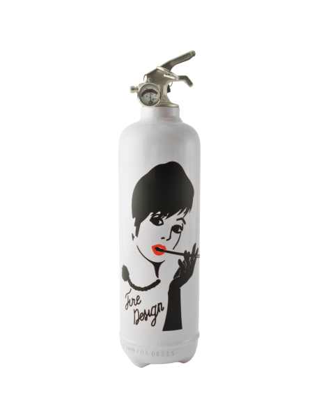 Fire extinguisher design Glam white