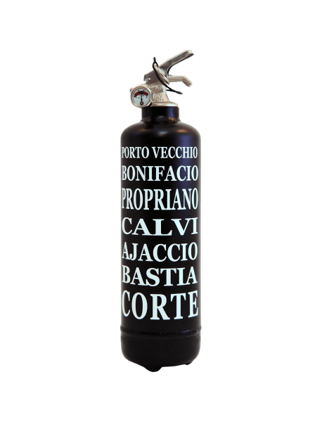 Fire extinguisher design Corsica City black