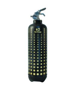 Fire extinguisher design Led black