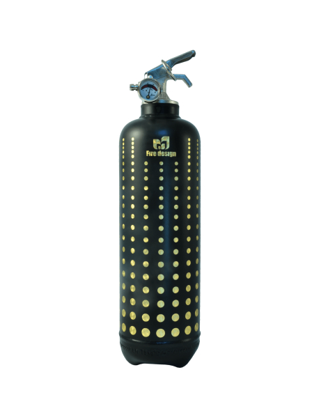 Fire extinguisher design Led black