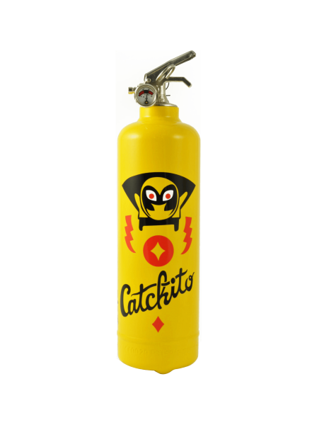 Fire extinguisher design AKLH Super catchito yellow