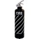 Fire extinguisher design Diagonal black