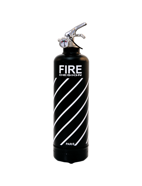 Fire extinguisher design Diagonal black