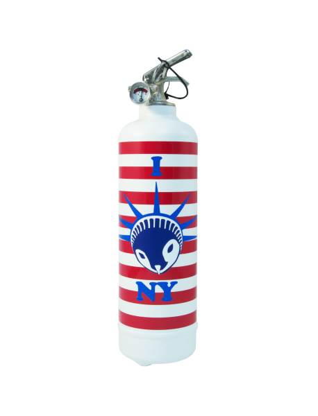 Fire extinguisher design CDE yes white