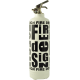 Extinguisher Fire design white black