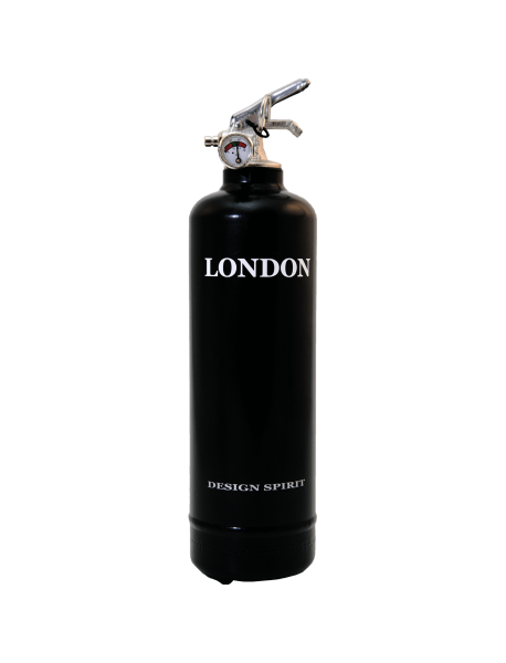 Fire extinguisher design Spirit London black