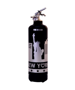 Fire extinguisher design States black silver