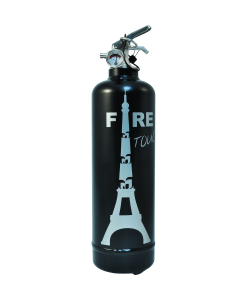 Fire extinguisher design Touch black silver