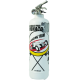 Car fire extinguisher Racing Team white