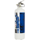 Fire extinguisher design Vache qui Rit Classic white blue