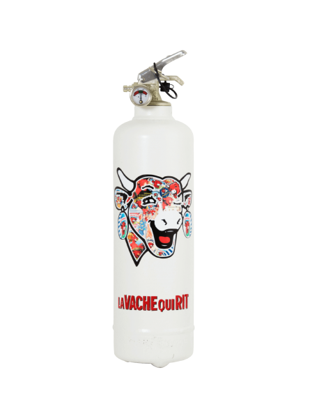 Fire extinguisher design Laughing Cow Classic Retro white