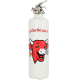 Fire extinguisher design Laughing Cow Classic white