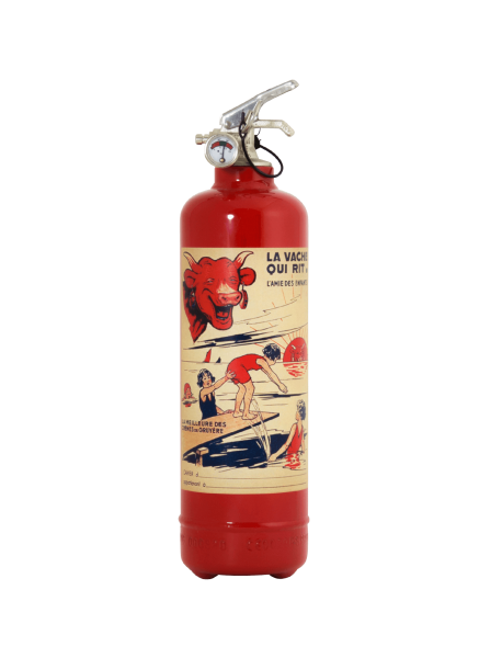 Fire extinguisher design Laughing Cow amie enfant