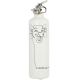 Fire extinguisher design Laughing cow white