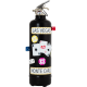 Fire extinguisher design Vegas black with magnets