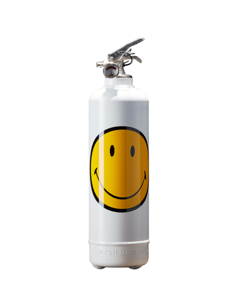 Estintore design Smiley Classic bianco