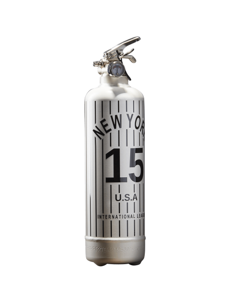 Extincteur design New York Baseball blanc