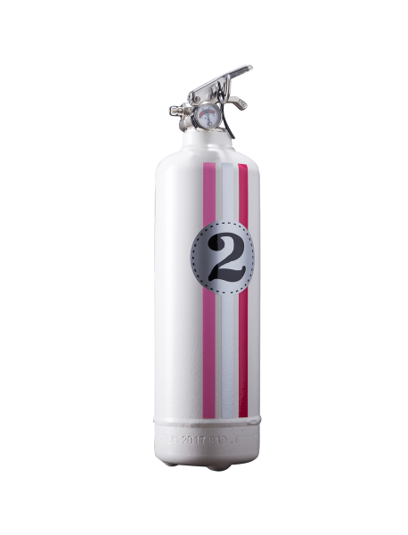 Car Fire extinguisher E2R Fangio white