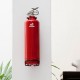 Fire extinguisher design wine red