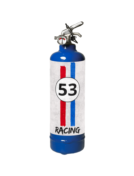 Extincteur design Cox Racing 53 Bleu