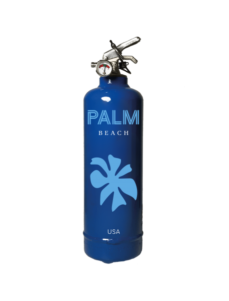 Extincteur design Palm Beach Bleu