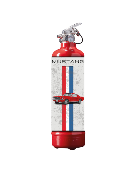 Extincteur design MUSTANG 1 Rouge