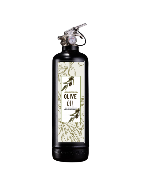 Extincteur Design OLIVE OIL NOIR