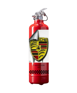 Extincteur design ABART PORSHE STUGGART ROUGE